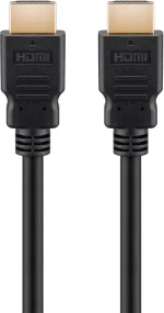 Goobay Καλώδιο Hdmi 2.1 Certified 58267, Arc, 30awg, 8k, 0.5m, Μαύρο