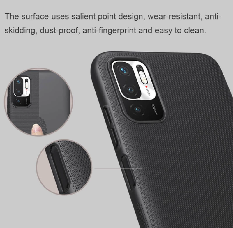 Nillkin Θήκη Super Frosted Shield Για Xiaomi Note 11 5g/m4 Pro 5g Μαύρη
