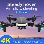 Πτυσσόμενο Drone Υψηλής Απόδοσης, Διπλή Κάμερα 4k Hd Pixel, 14 + Ηλικίες-a18
