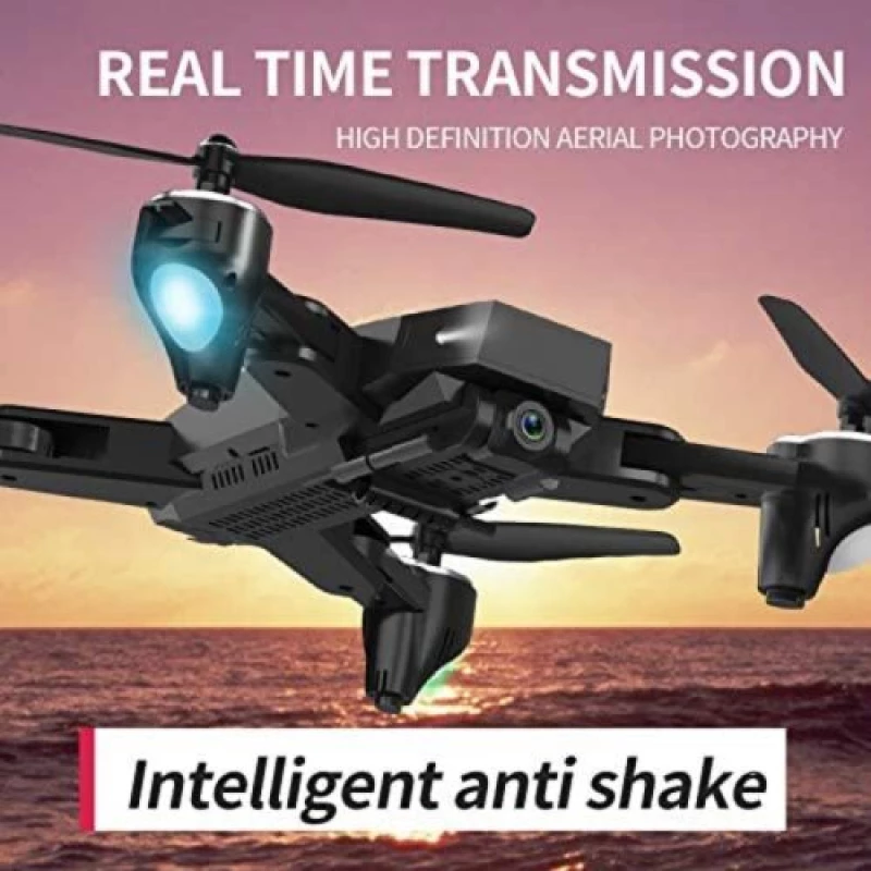 Πτυσσόμενο Drone Υψηλής Απόδοσης, Διπλή Κάμερα 4k Hd Pixel, 14 + Ηλικίες-a18