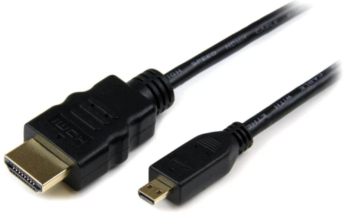 Powertech Καλώδιο Hdmi Σε Hdmi Micro Cab-h008, Με Ethernet, 3m, Μαύρο
