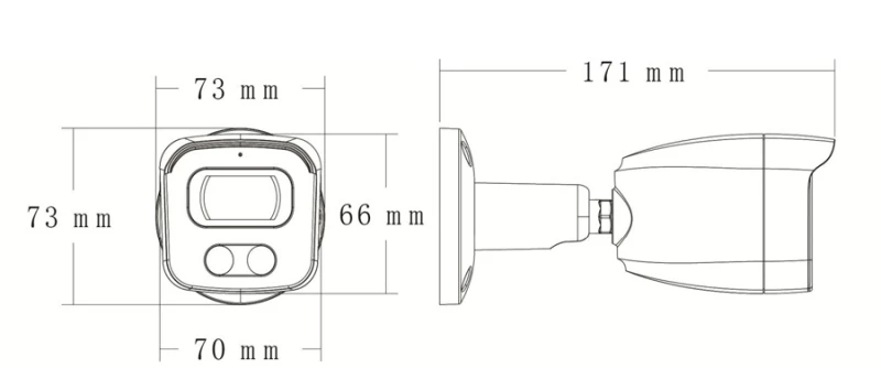 Longse Ip Κάμερα Bmsafg200wh 2.8mm 2mp Αδιάβροχη Ip67 Poe