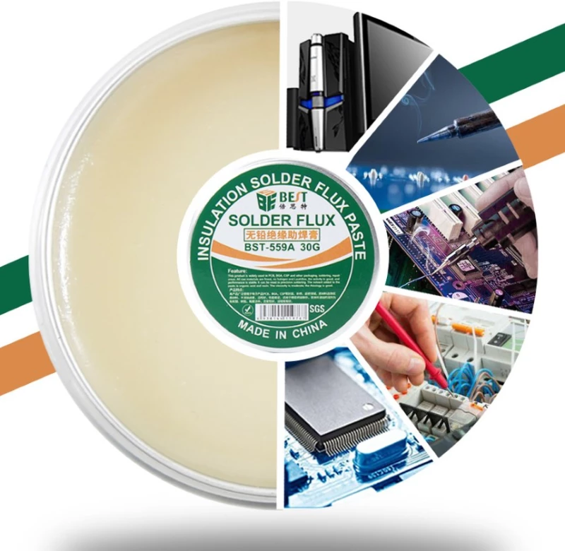 Best Flux Solder Paste Συγκόλλησης Bst-559a-30, Lead Free, 30gr