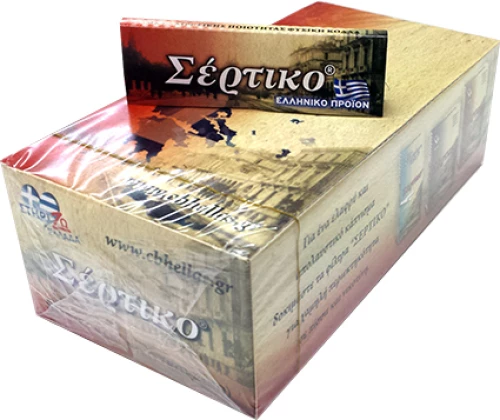Σέρτικο - Ελληνικά Χαρτάκια - Κόκκινο 50τεμ.