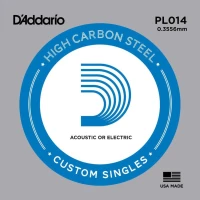 Daddario Pl014 Plain Steel - .014
