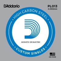 Daddario Pl013 Plain Steel - .013