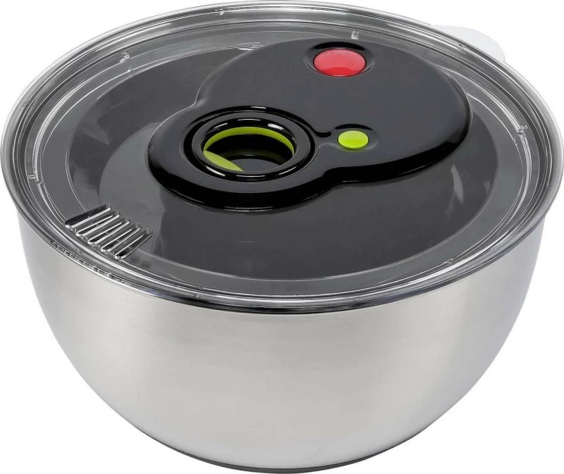 Emsa Salad Spinner Σουρωτήρι Λαχανικών 4,5l ,turboline Stainless/black (513441)