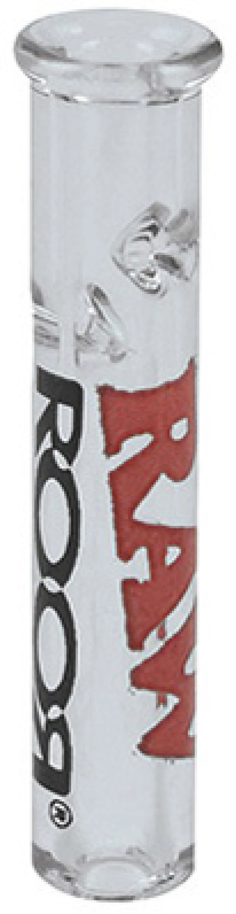 Raw Roor Glass Tip - Γυάλινη Τζιβάνα Slim Με Στρογγυλό Επιστόμιο