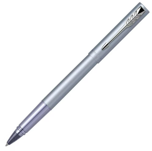 Parker Vector Xl Metallic C.c. Roller Ball F Silver Blue (2159775)