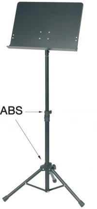 Fx Deluxe Music Stand - Black