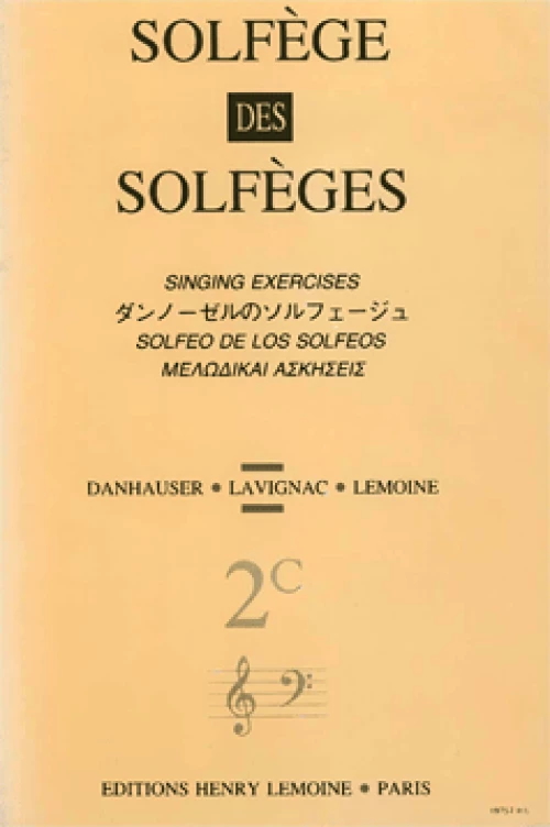 Lemoine - Solfege Des Solfeges - 2c