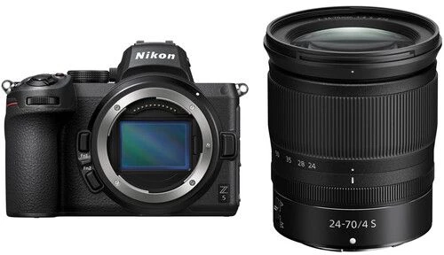 Nikon Z 5 Mirrorless Digital Camera With 24-70mm F/4s Lens Kit