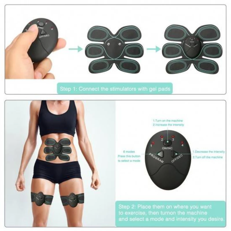 Σετ Παθητικής Γυμναστικής - Ems - 3 In 1 - Smart Fitness - 800119
