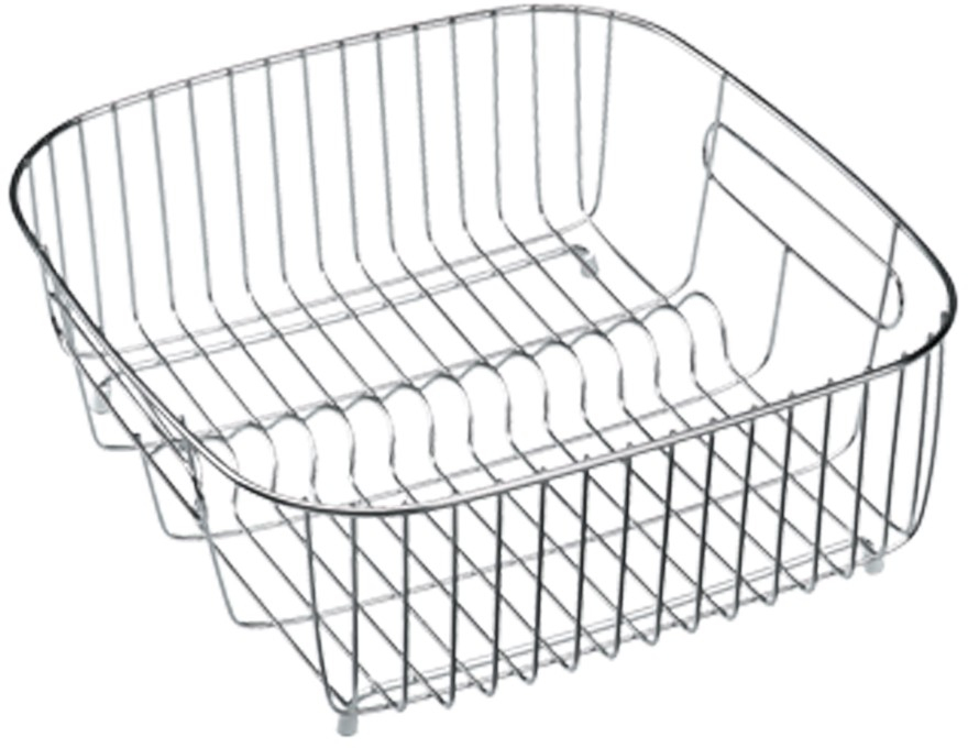 W13 42,5 X 38,5 Cm Inox Καλάθι / Πιατοθήκη Νεροχύτη