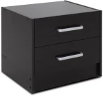 45657 Κομοδινο Olympus Pakoworld Χρωμα Wenge 47,5x40,5x40,5εκ.