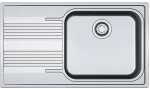Franke Smart Srx 611-86 Lb Λείος Inox Ανοξείδωτος Νεροχύτης Ρδ 60cm