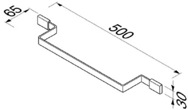Aim 8407 Chrome - Πετσετοκρεμαστρα