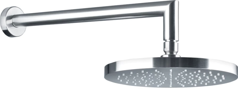 Almar E044075+r50809 Inox Finish - Κεφαλή Ντους Με Βραχίονα Τοιχου