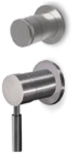 La Torre New Tech 34374 Inox Finish - Μίκτης Εντοιχισμού Με Εκτροπεα 2 Εξόδων