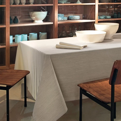 Σετ Τραπεζομάντηλο Gabel Ιταλίας 14503 Γκρι 150 X 220