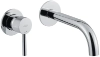 Armando Vicario Industrial Chrome Μπαταρία Νιπτήρος Εντοιχισμού 2 Οπών 512045-100