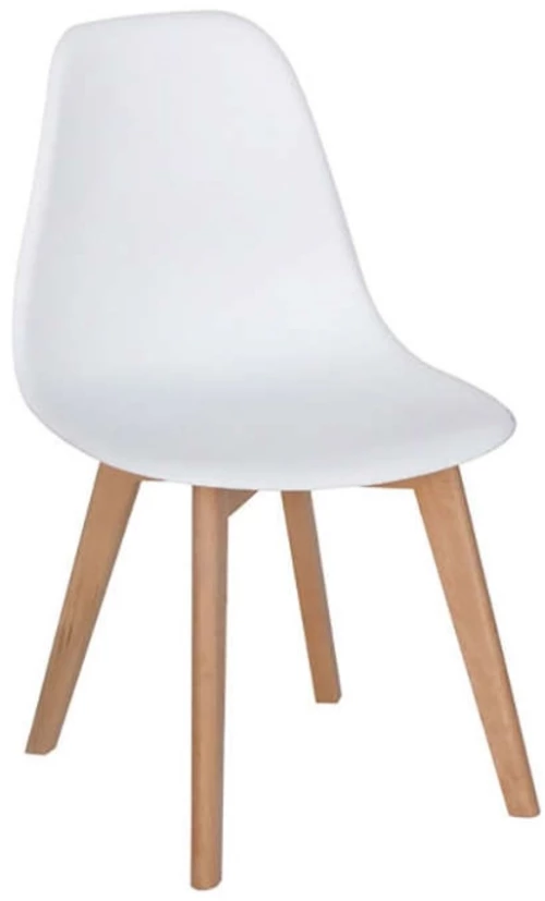 107538 Loft Plus Καρεκλα Λευκο(σ4)ρρ (σετ 4 Τεμαχιων)