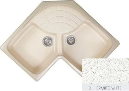 Sanitec Classic 310 Granite White Νεροχύτης