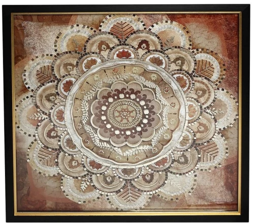 143235 Καδρο "κοκκινο Μοτιβο" 92χ92εκ