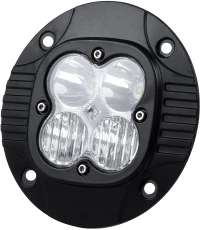 Globostar® 85444 Pro Series Χωνευτός Προβολέας Εργασίας - Φώτα Ημέρας - Working Light - Drl Για Αυτοκίνητα & Φορτηγά Led Cree Xbd 20w 2000lm Dc 10-30v Αδιάβροχο Ip65 Ψυχρό Λευκό 6000k & Rgb