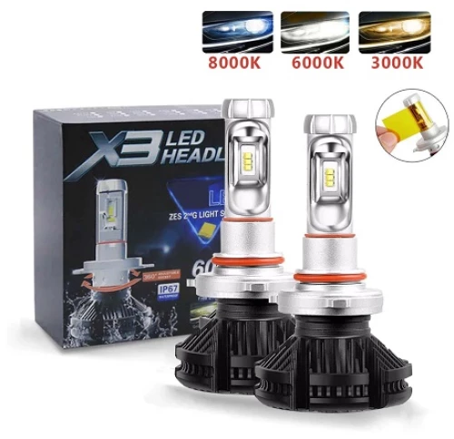Λάμπες Led - H7 - 6000lm - 50w - 005506 - X3