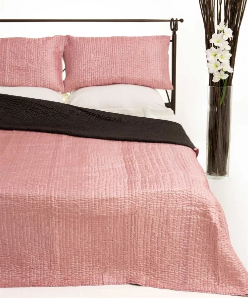 Κουβερλι Σετ (220cm X 240cm + 2 X 50cm X 70cm) 6330 Ρόζ - -