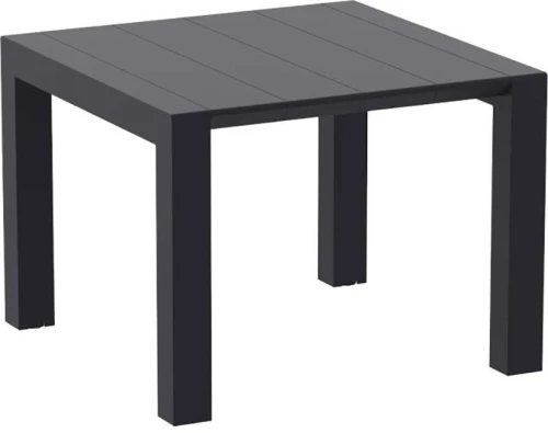 Vegas Black 100x100/140εκ. Επεκτ.τραπεζι Πολ/νιου