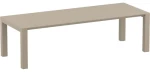 Vegas Dove Grey 100x260/300εκ. Επεκτ. Τραπεζι Πολ/νιου