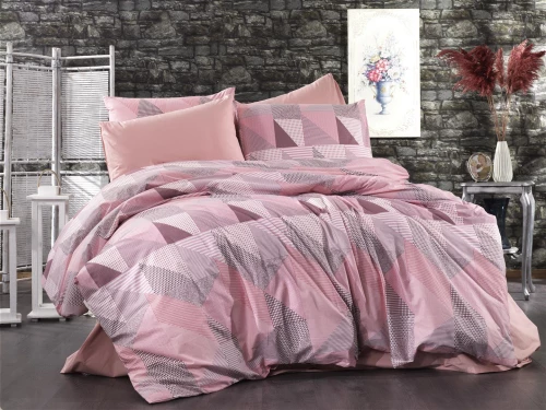Παπλωματοθηκη Εμπριμε Ενηλ Flannel Cotton 100% 160χ240 Geometrical 331 Pink-salmon 331 Pink-salmon Παπλωματοθηκεσ Φανελενιεσ Μονεσ Εμπριμε