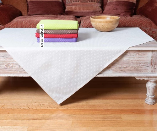 Τραπεζομάντηλα (160cm X 250cm) Πουά Μπεζ - -