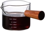 Feggrini Δοσομετρικό Ποτηράκι 75 Ml Με Ξύλινη Λαβή