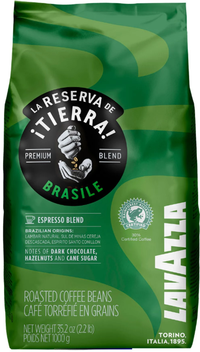 Καφές Espresso Lavazza Tierra Brasile 1000g Σε Κόκκους