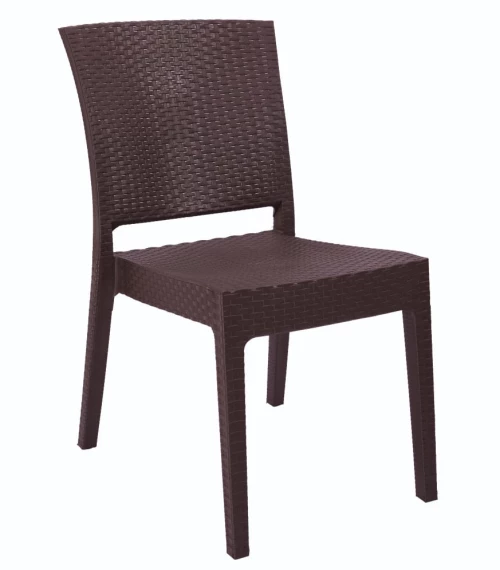 Καρέκλα Κήπου Καφέ Rattan 47x55x87cm