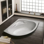 Sirene Modena Mod120w - Γωνιακή Μπανιέρα Υδρομασάζ 120x120 Εκ.