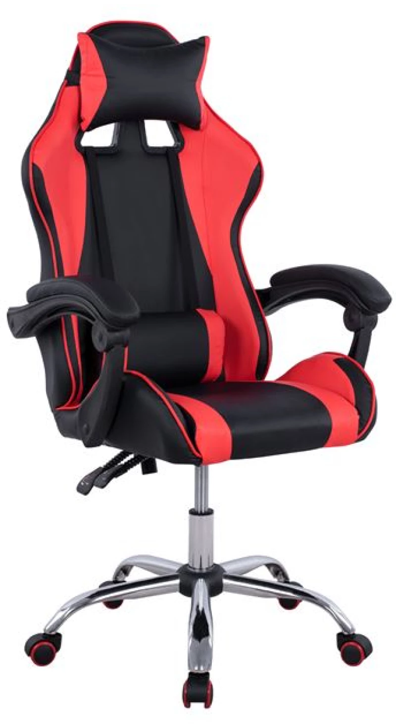 Πολυθρονα Gaming Maisie Hm1145.01 Μαυρη-kokkinh 65χ63χ124 Εκ