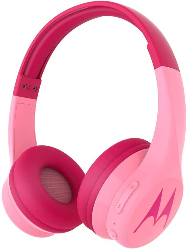Motorola Squads 300 Pink Ενσύρματα / Ασύρματα Bluetooth On Ear Παιδικά Ακουστικά Hands Free Με Splitter