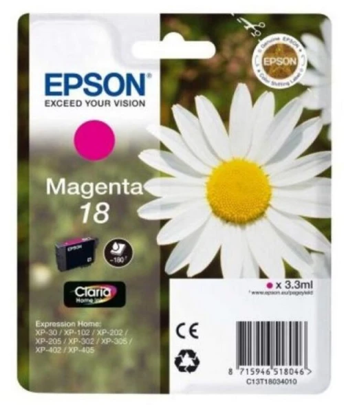 Φυσίγγιο Συμβατό Epson T1803 Mατζέντα