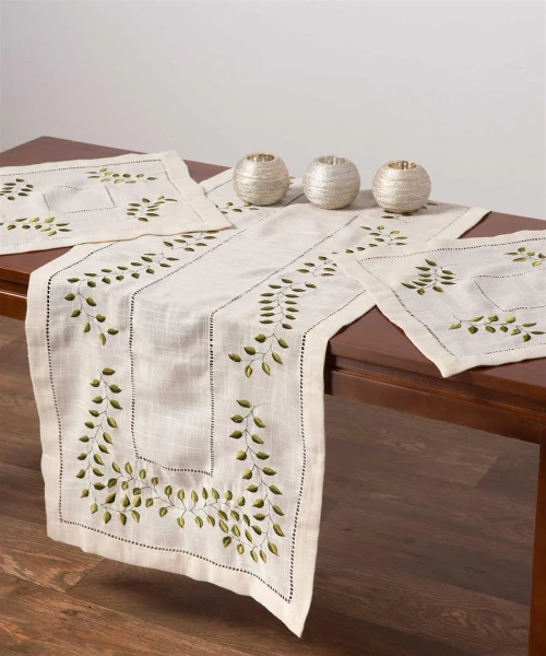 Τραπεζομάντηλα ( 170cm X170cm) 3279 Εκρού - -