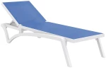 80441 Pacific Ξαπλωστρα White/blue Πολ/νιου