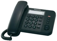 Ενσύρματο Τηλέφωνο Panasonic Μαύρο