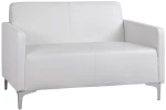 Καναπεσ 2θεσιοσ Nellie Hm3159.22 Με Λευκο Pu 113x71x71υ Εκ.