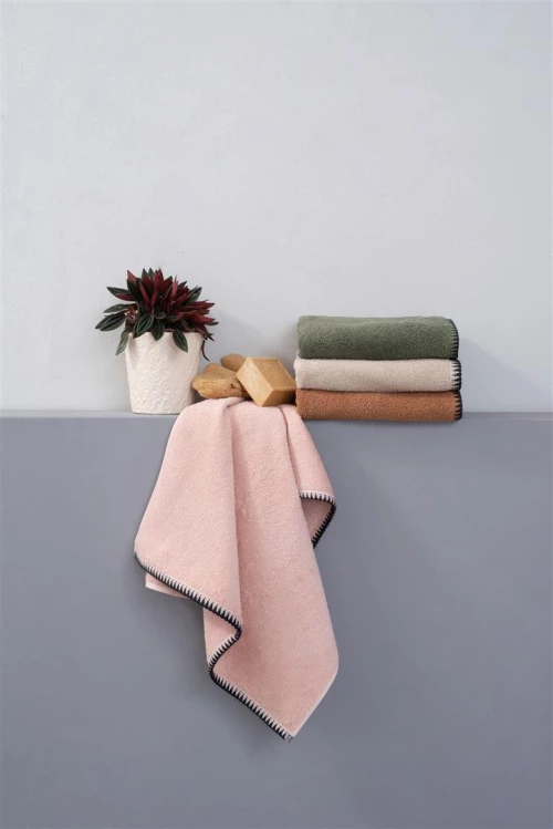 Σετ Πετσετες Μπανιου (30x50, 50x90, 70x140) Brooklyn Palamaiki Olive -