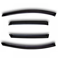 Novline Hyundai Santa Fe Iii (dm) 2012-2014 Ανεμοθραυστεσ Novline Vinguru Αυτοκολλητοι Εξωτερικοι Σετ 4 Τεμαχιων (σκουροι Φιμε) Anem.afv51712/nv