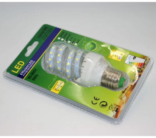 Led Λαμπα Σπιραλ E27 9w 6000k 1213