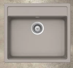 Schock Cristalite Manhattan 30060 Ένθετος Νεροχύτης 57x51cm Concrete Beton